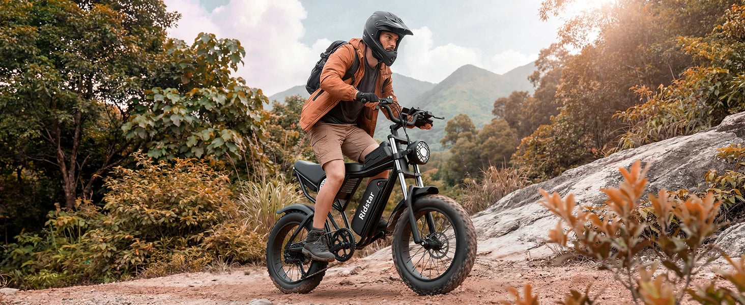 The Star - 2000W 48V20Ah Fat Tire Electric Bike 20x4 Off Road Ebike