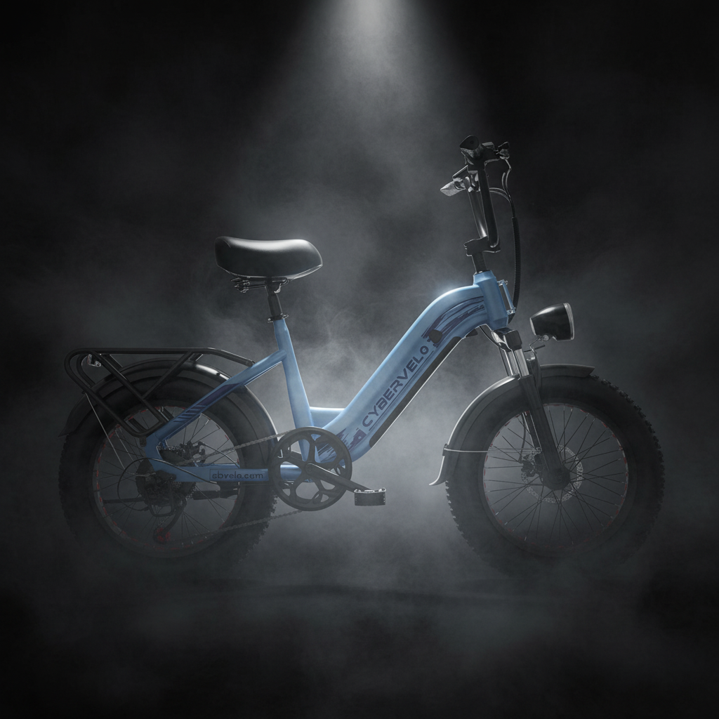 EK8/EK12 - 1000W Electric Bike 48V20Ah 20x4" Fat Tire Step-Through