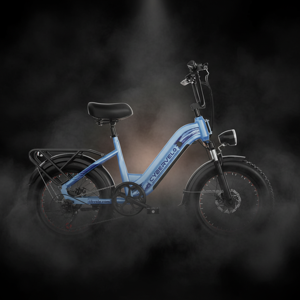 EK8/EK12 - 1000W Electric Bike 48V20Ah 20x4" Fat Tire Step-Through