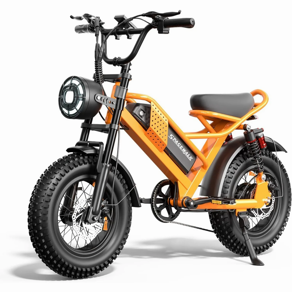 The Spacewalk - 1500W 48v15ah Electric Bike 16/20' Fat Tire Full Suspension