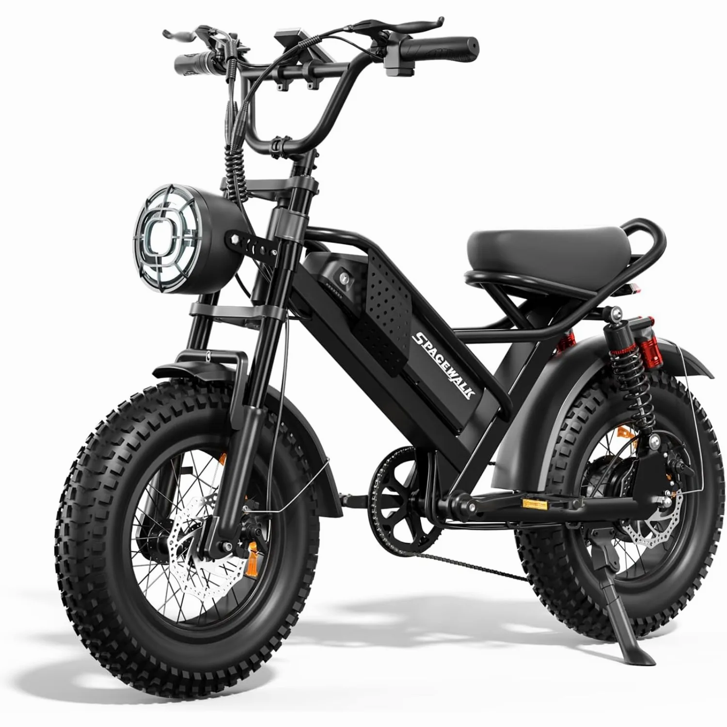 The Spacewalk - 1500W 48v15ah Electric Bike 16/20' Fat Tire Full Suspension