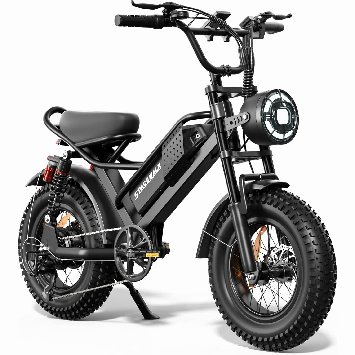The Spacewalk - 1500W 48v15ah Electric Bike 16/20' Fat Tire Full Suspension